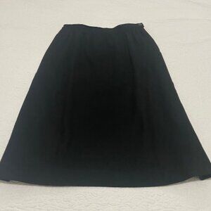 Vintage Young Pendleton Black Wool Skirt